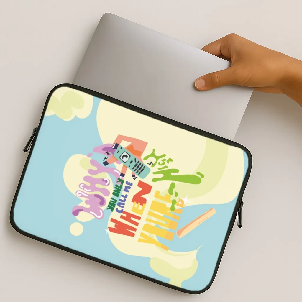 Premium Texture Protective cover Why'd you only call me when you're high - Arctic Monkeys Laptop Sleeve