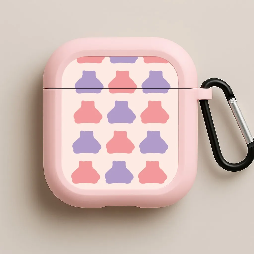 Compact Everyday Bag eco friendly commuter shell Snorlex pattern AirPods Case