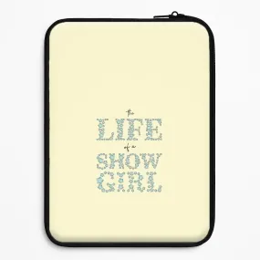 TLOAS Bedazzled Writing Laptop Sleeve Textured Comfort Soft Surface