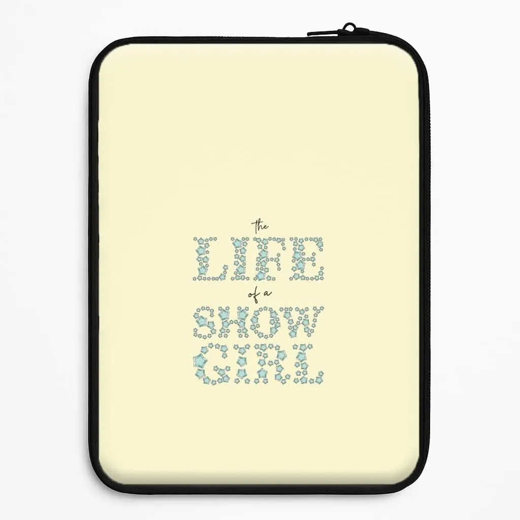 TLOAS Bedazzled Writing Laptop Sleeve Textured Comfort Soft Surface