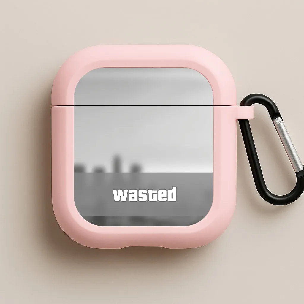 Wasted - Video Game AirPods Case lightweight magnetic closure Compact Storage Bag