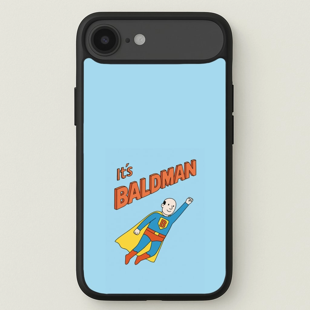 It's Baldman - Father's Day Phone Case Hybrid Detail