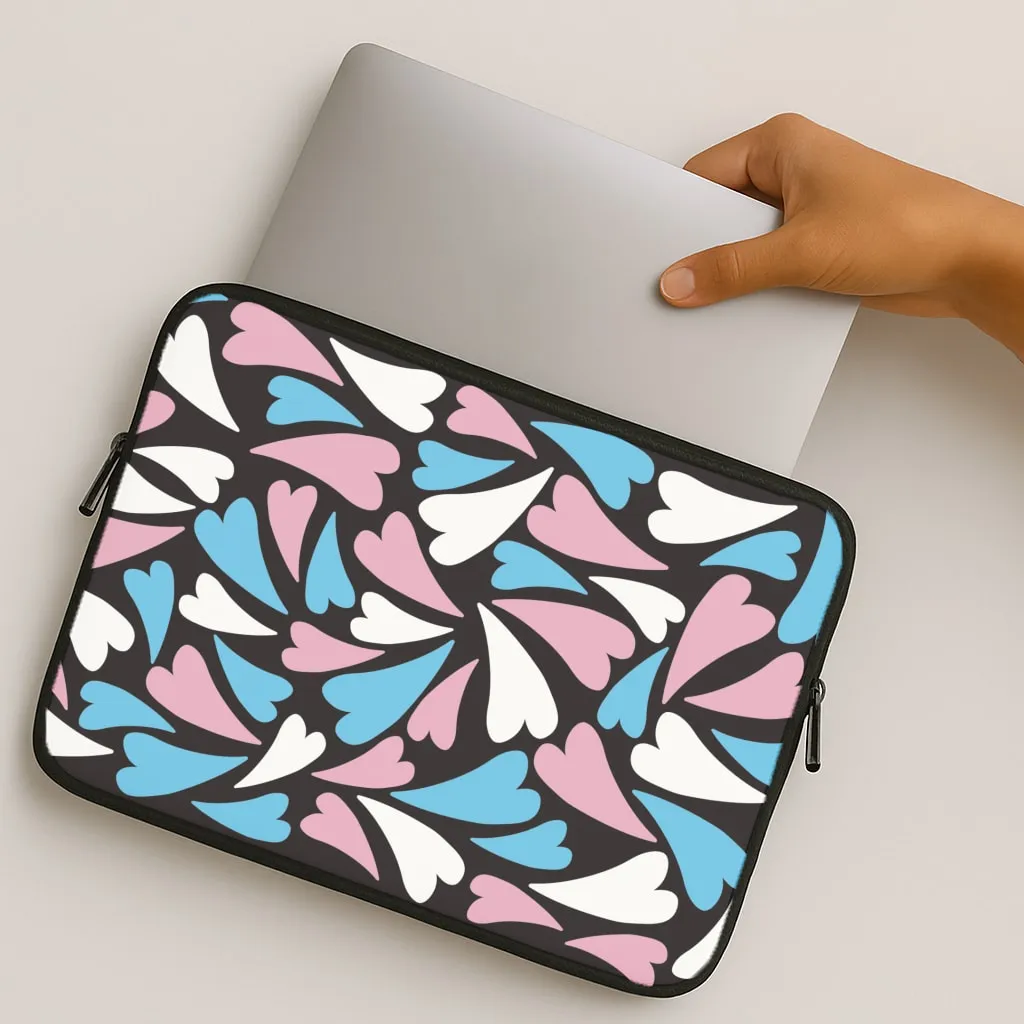 Work Essentials Screen Bumper Transgender Hearts - Pride Laptop Sleeve