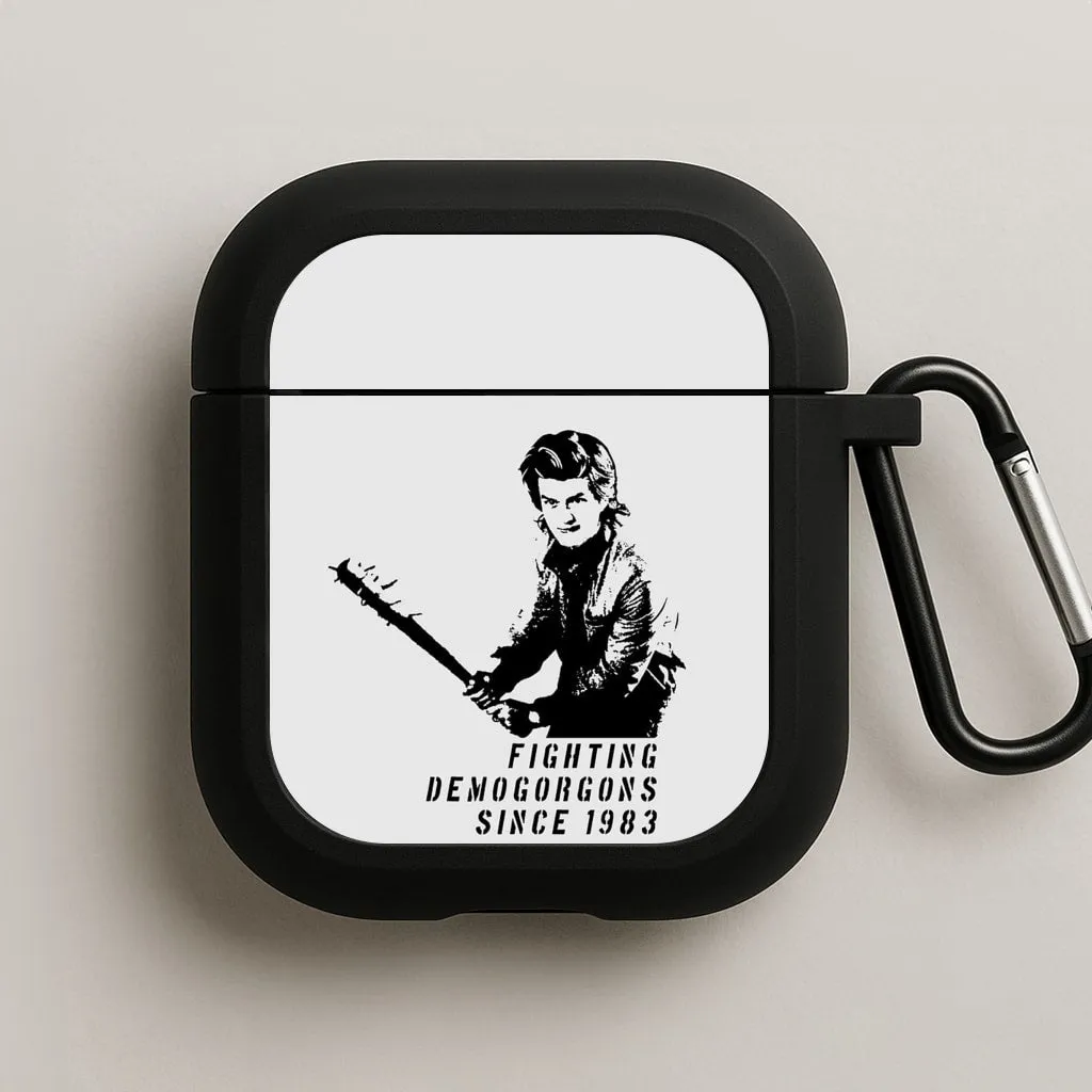 sports style travel airpods case Fighting Demogorgons Since 1983 AirPods Case