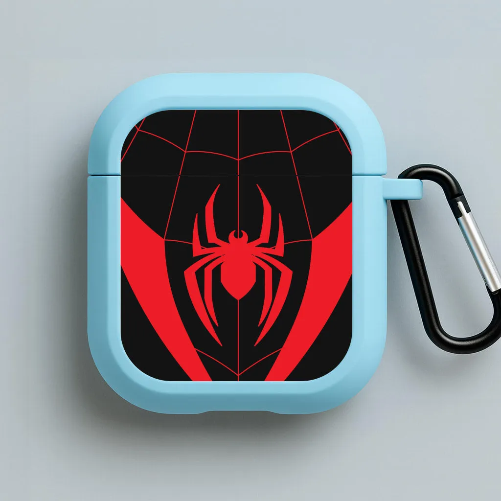 dust resistant earphone case Red And Black Spider Costume  AirPods Case