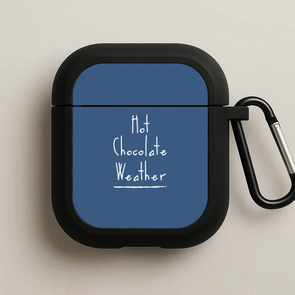 compact outdoor airpods shell Hot Chocolate Weather AirPods Case