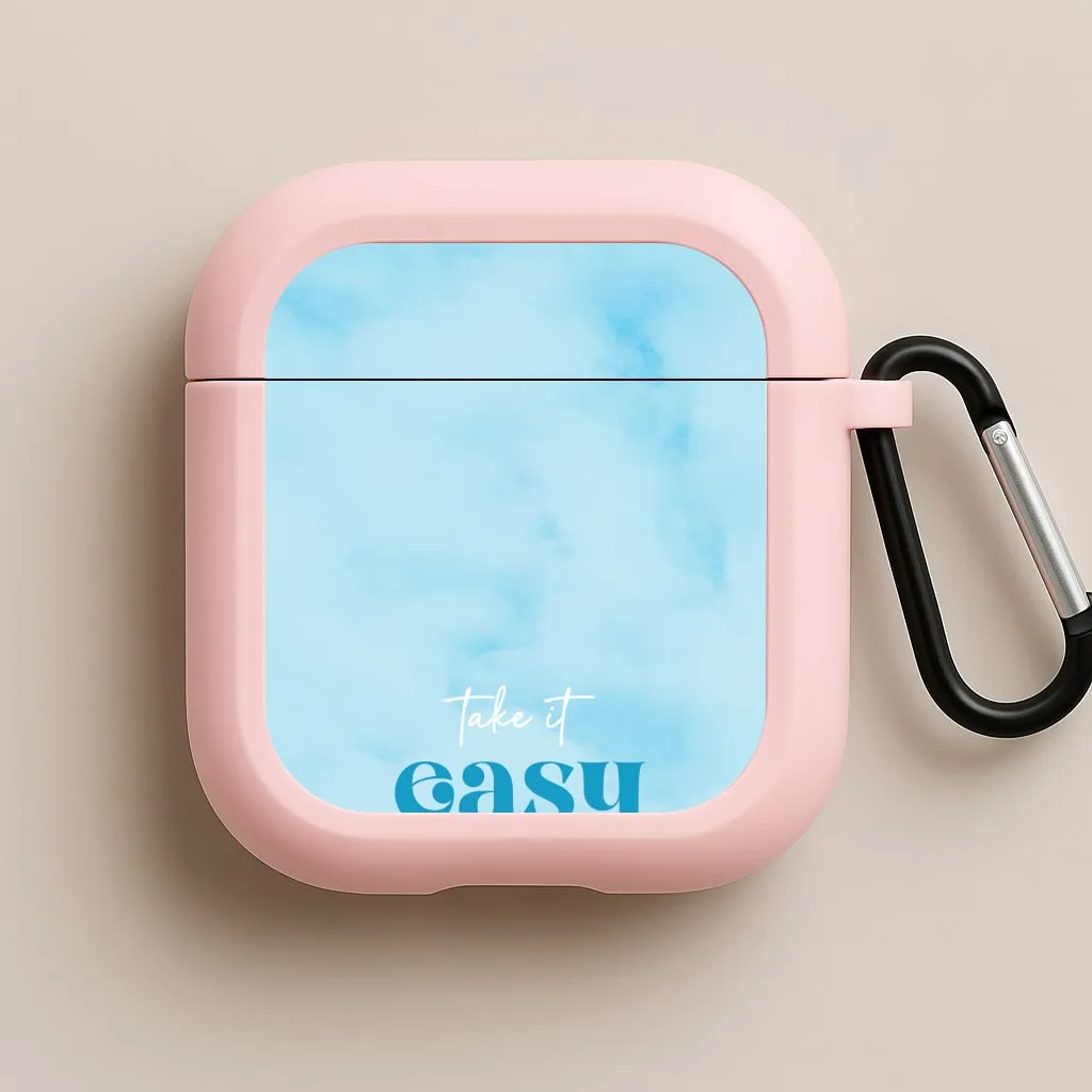 Minimalist Silicone Holder Take It Easy  AirPods Case