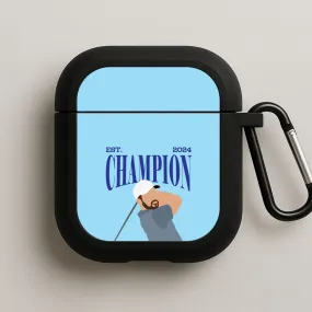 sleek ergonomic travel protector Trendy Compact Shell Schauffele Champion 2024 AirPods Case