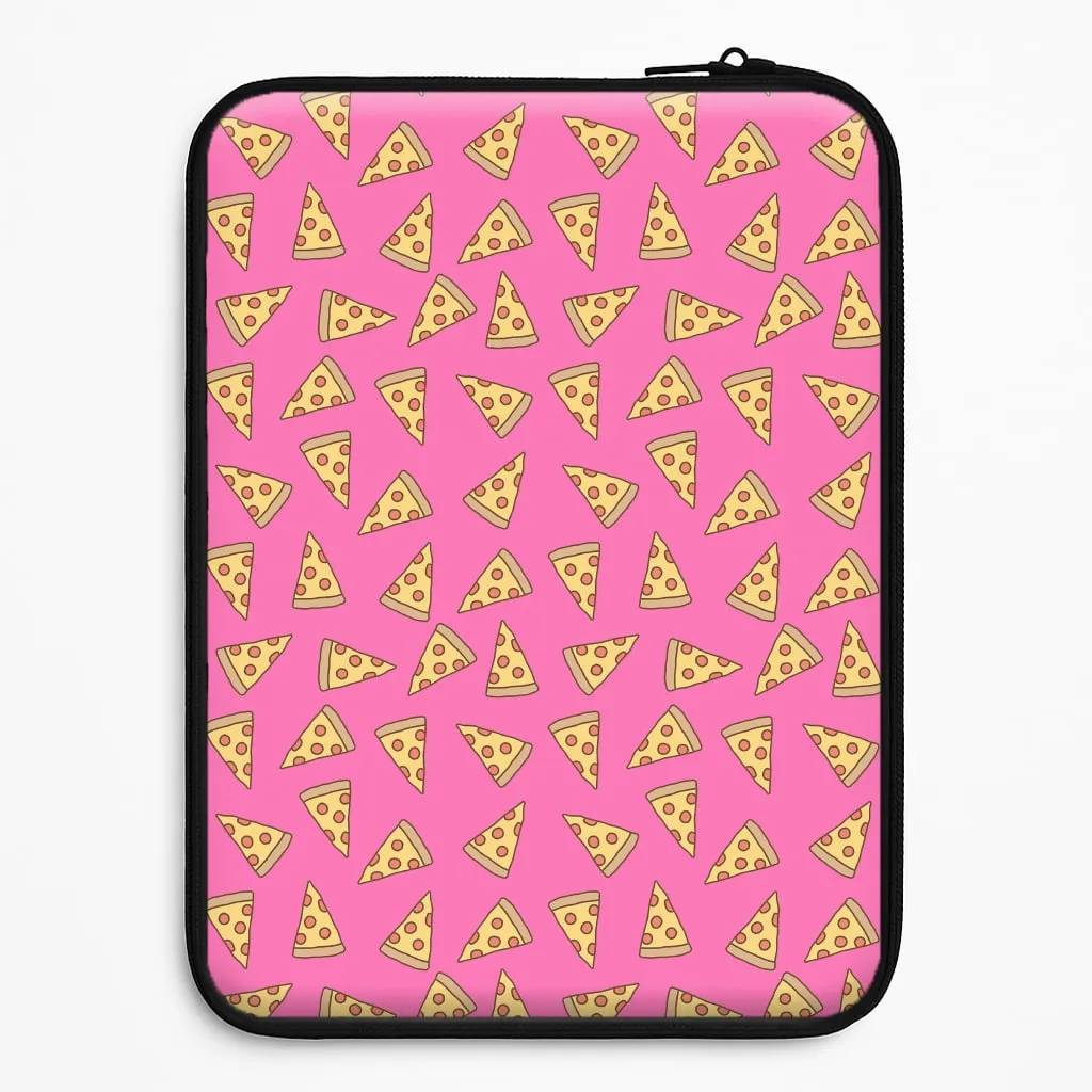 Pizza Pattern Laptop Sleeve Urban Design Grip Enhanced