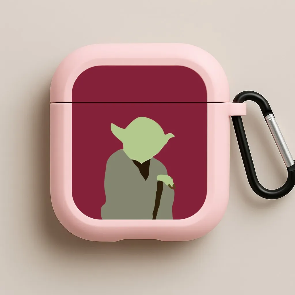 Durable Gadget Holder Yoda Faceless AirPods Case