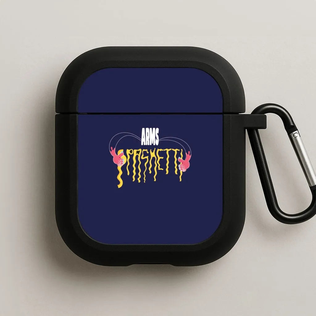 Arms Spaghetti - Dark Blue AirPods Case Modern Silicone Style