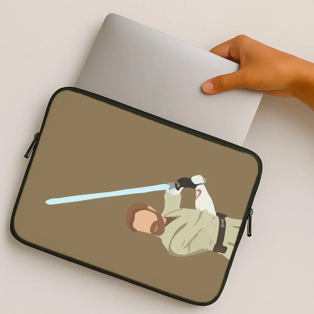 Kenobi Faceless Laptop Sleeve Premium Surface Soft Edge