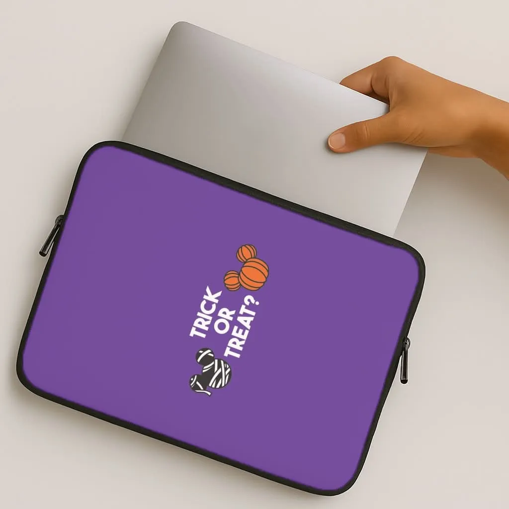 Soft Silicone Trick Or Treat Mouse Laptop Sleeve