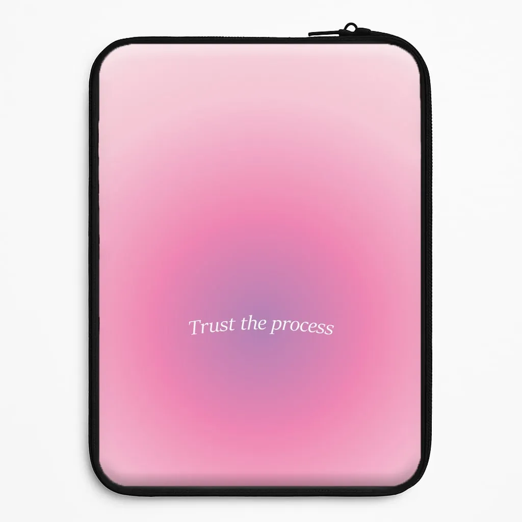 Trust The Process Pink Gradient Laptop Sleeve Daily Style