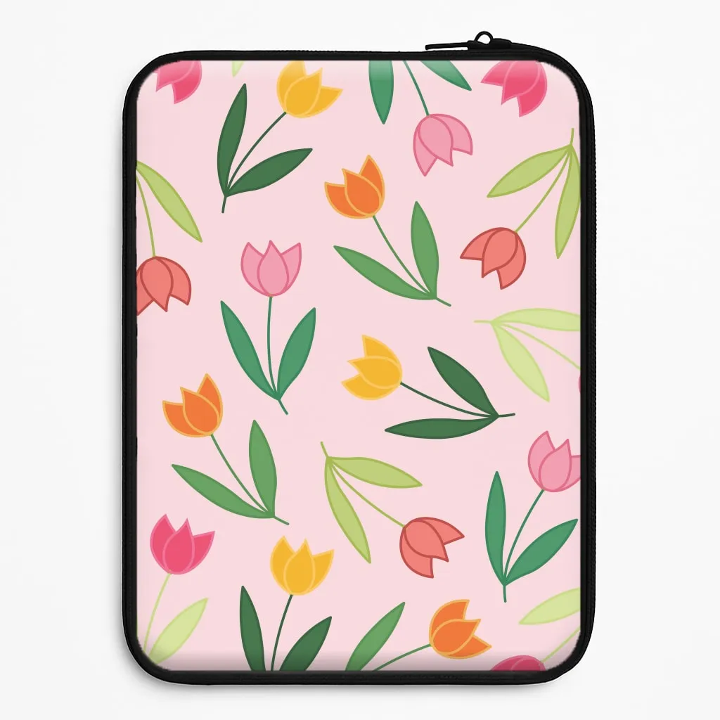 Lightweight Protection Tulips - Spring Patterns Laptop Sleeve