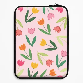 Lightweight Protection Tulips - Spring Patterns Laptop Sleeve