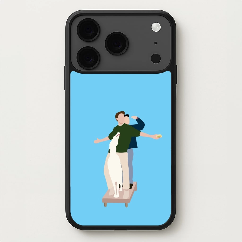 Two Men And A Dog Phone Case Comfort Texture Comfort Build