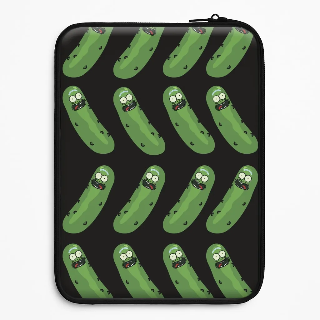 simple design Pickle Rick Pattern - RAM Laptop Sleeve