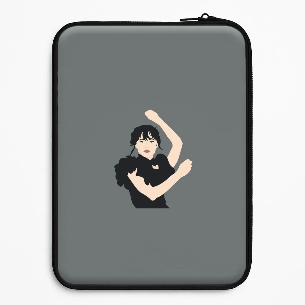 Dancing Wednesday Laptop Sleeve Strong Frame