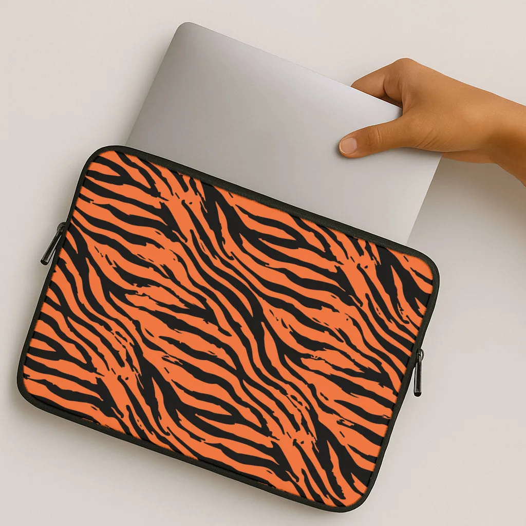 Color Gradient Tiger - Animal Patterns Laptop Sleeve