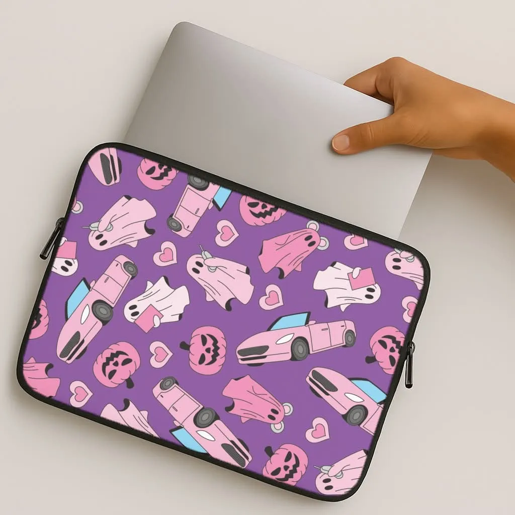 Hybrid Edge Elegant Touch Mean Ghouls Props Pattern Laptop Sleeve