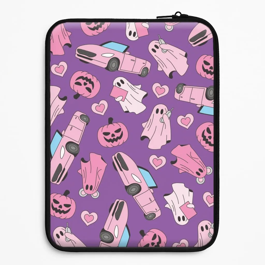 Mean Ghouls Props Pattern Laptop Sleeve Glossy surface