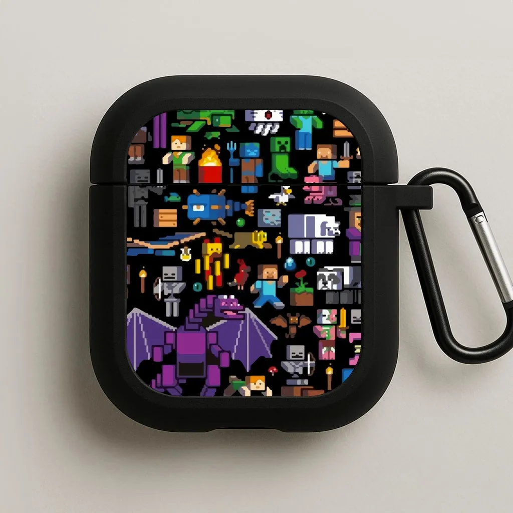 Mining Collage AirPods Case classic minimalist shell airpods case for hikers