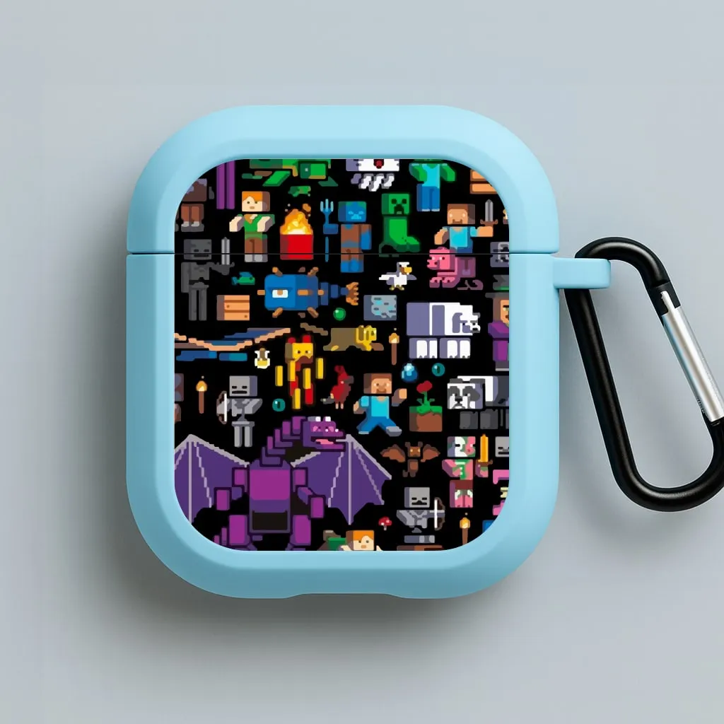 Mining Collage AirPods Case airpods case for active lifestyle Minimal Compact Case