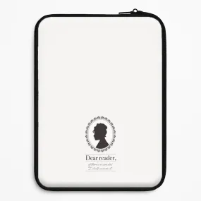 Light Touch Dear Reader Laptop Sleeve