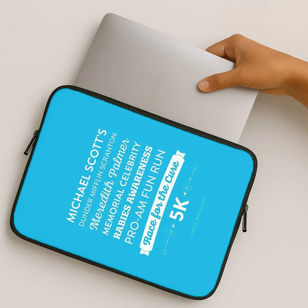 Rabies Awareness Fun Run Laptop Sleeve Durable Look
