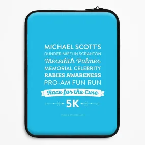 Rabies Awareness Fun Run Laptop Sleeve Protective Build Texture