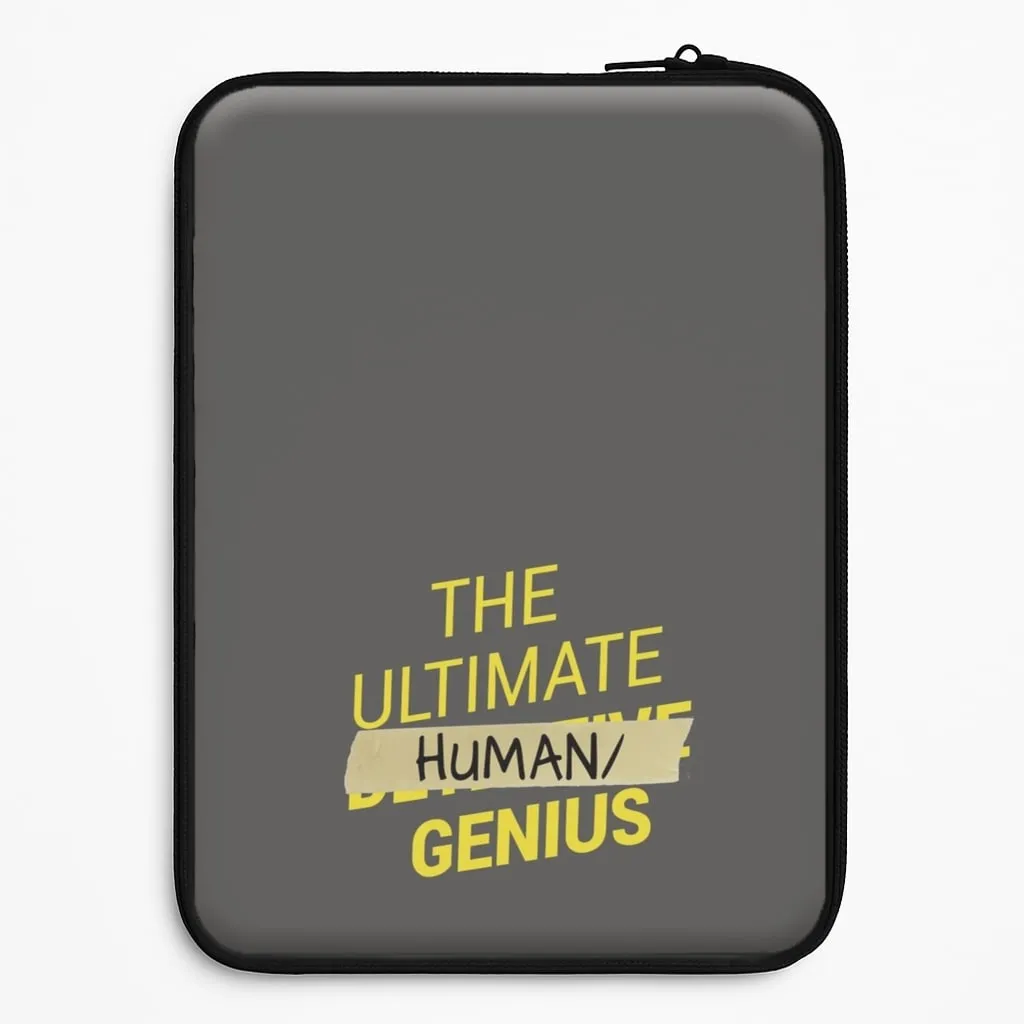 The Ultimate Human Genius - B99 Laptop Sleeve Urban Minimalism Durable Edge Texture