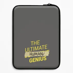 The Ultimate Human Genius - B99 Laptop Sleeve Urban Minimalism Durable Edge Texture