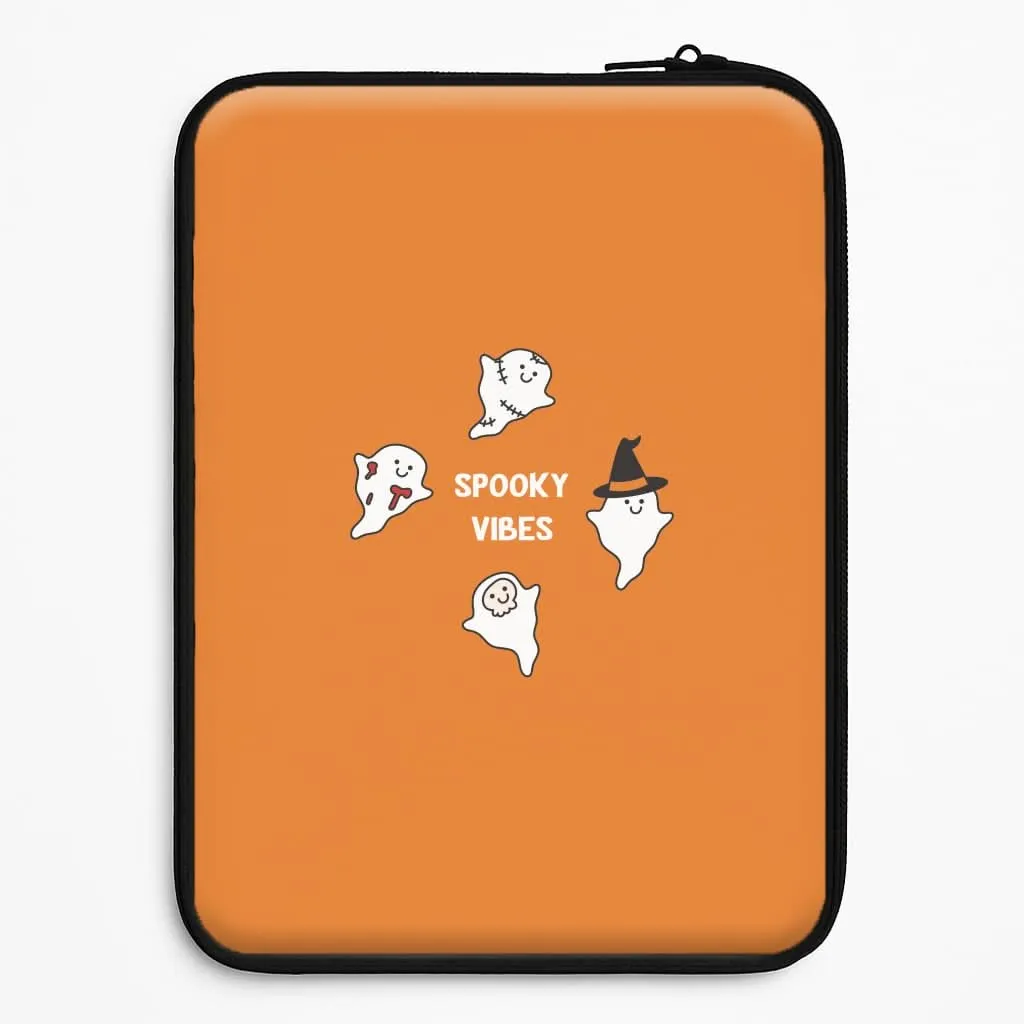 Durable structure Spooky Vibes Ghosties I Laptop Sleeve