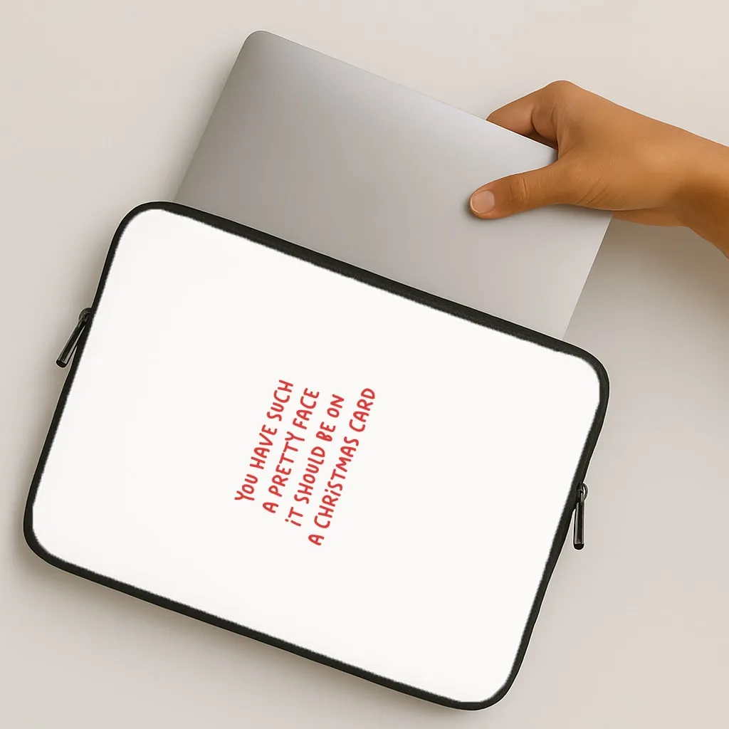 Stylish Texture Pretty Face - Elf Laptop Sleeve