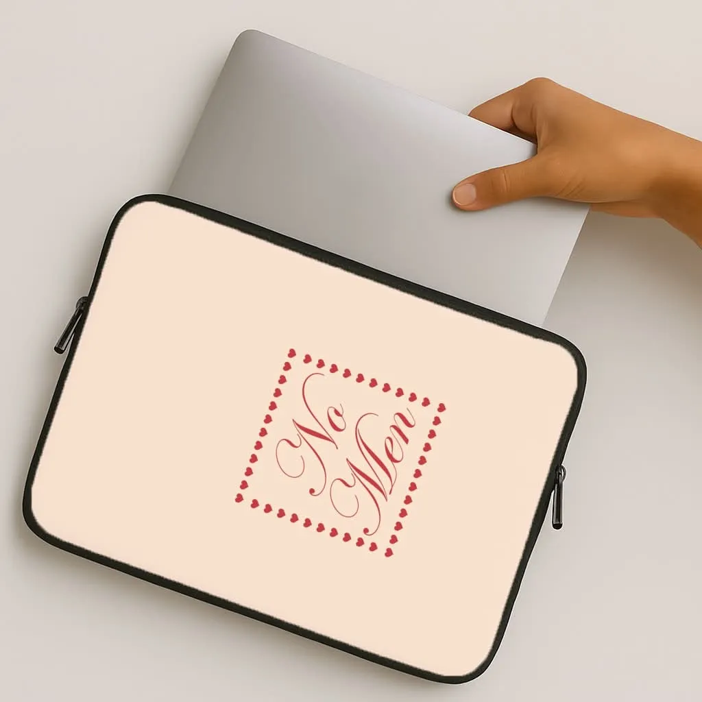 Elegant Pattern Design Trendy Look No Men Laptop Sleeve