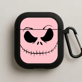 Pink Jack Skeleton AirPods Case sleek neon ergonomic silicone airpods shell Soft Texture Organizer