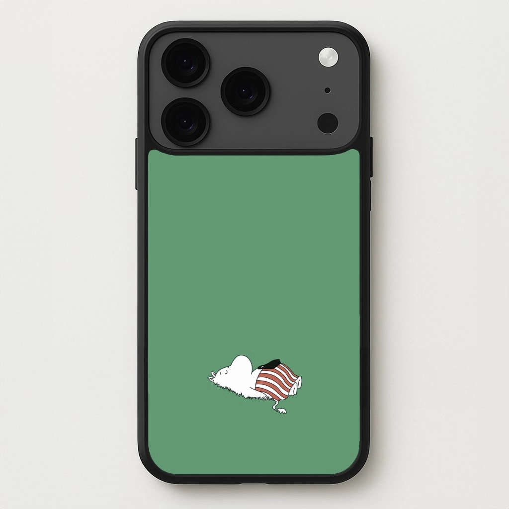 Moom On Grass Phone Case simple design