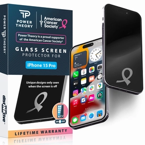 iPhone 15 Pro Tempered Glass Screen Protector Benefitting The American Cancer Society [2-Pack] clear protective film Screen Defense Guard