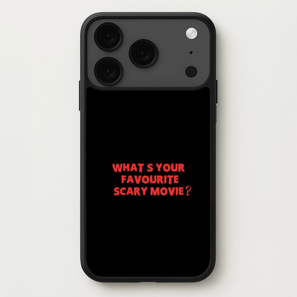 Shock Guard What's Your Favourite Scary Movie - Scream Phone Case