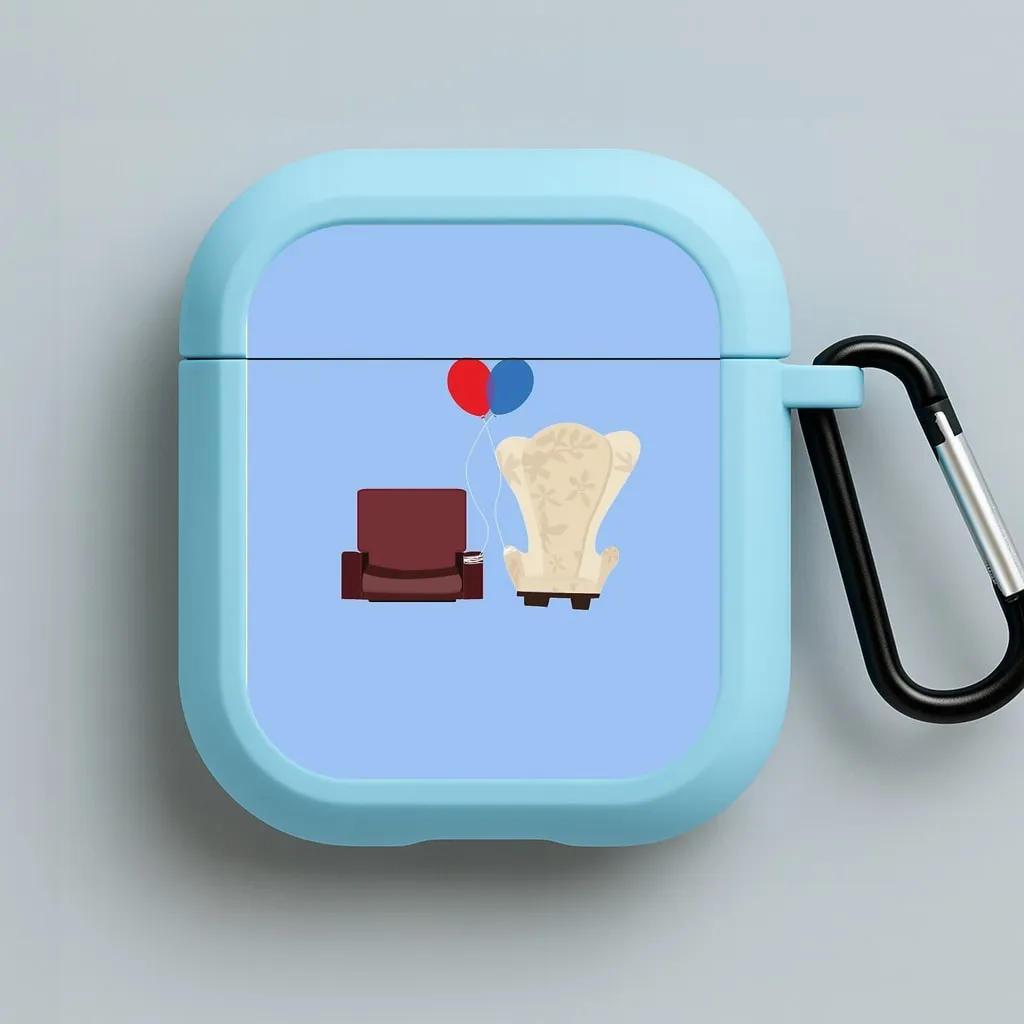 lightweight ergonomic silicone travel shell Portable Smooth Grip UP Chairs AirPods Case