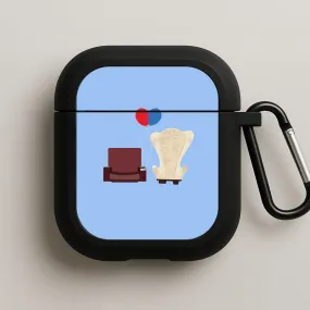 UP Chairs AirPods Case Minimal Rubber Holder gym airpods cover