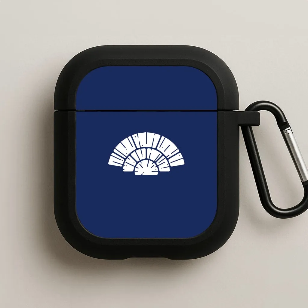 flexible silicone airpods shell Blue Design AirPods Case