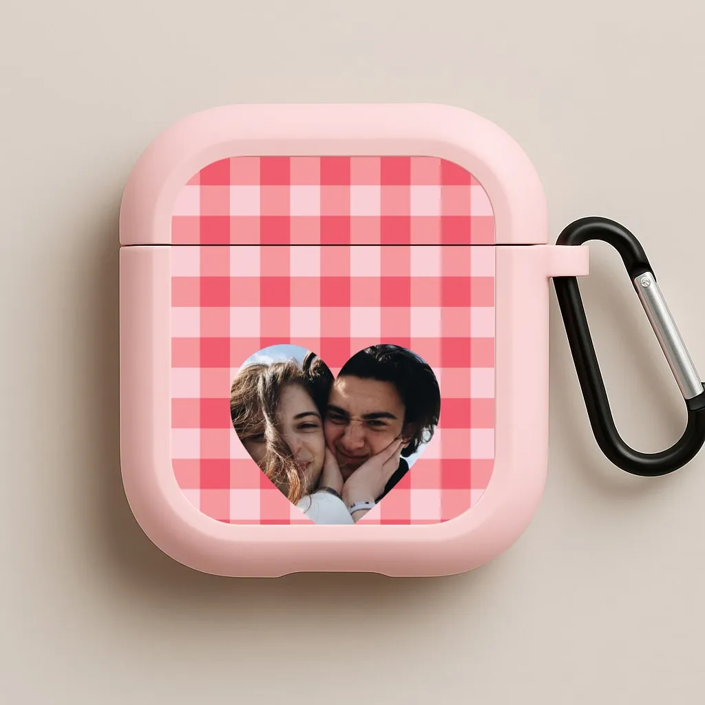 portable neon commuter airpods case Durable Gadget Holder Valentine's Heart AirPods Case