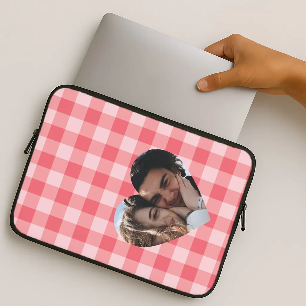 Lightweight texture Protective Craft Valentine's Heart Laptop Sleeve