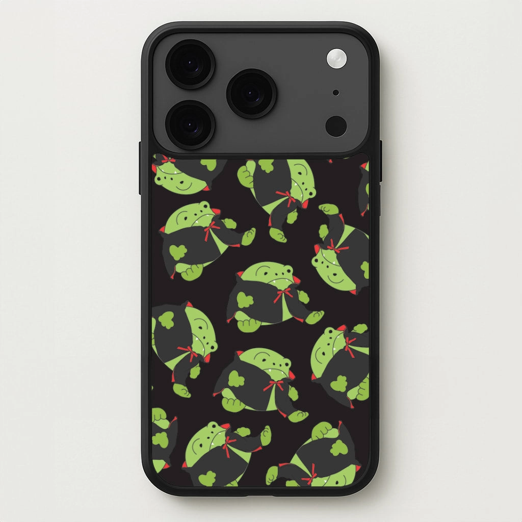 Trendy Pattern Smooth Detail Vampire Frog Pattern  - Halloween Phone Case