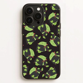 Vampire Frog Pattern  - Halloween Phone Case Durable Frame