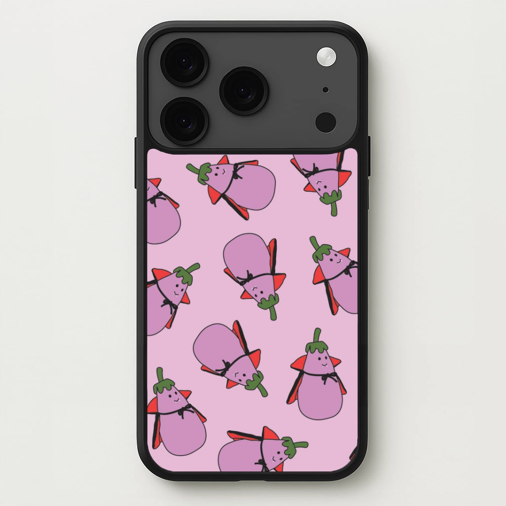 Futuristic style Vampire Vegetable Pattern - Halloween Phone Case