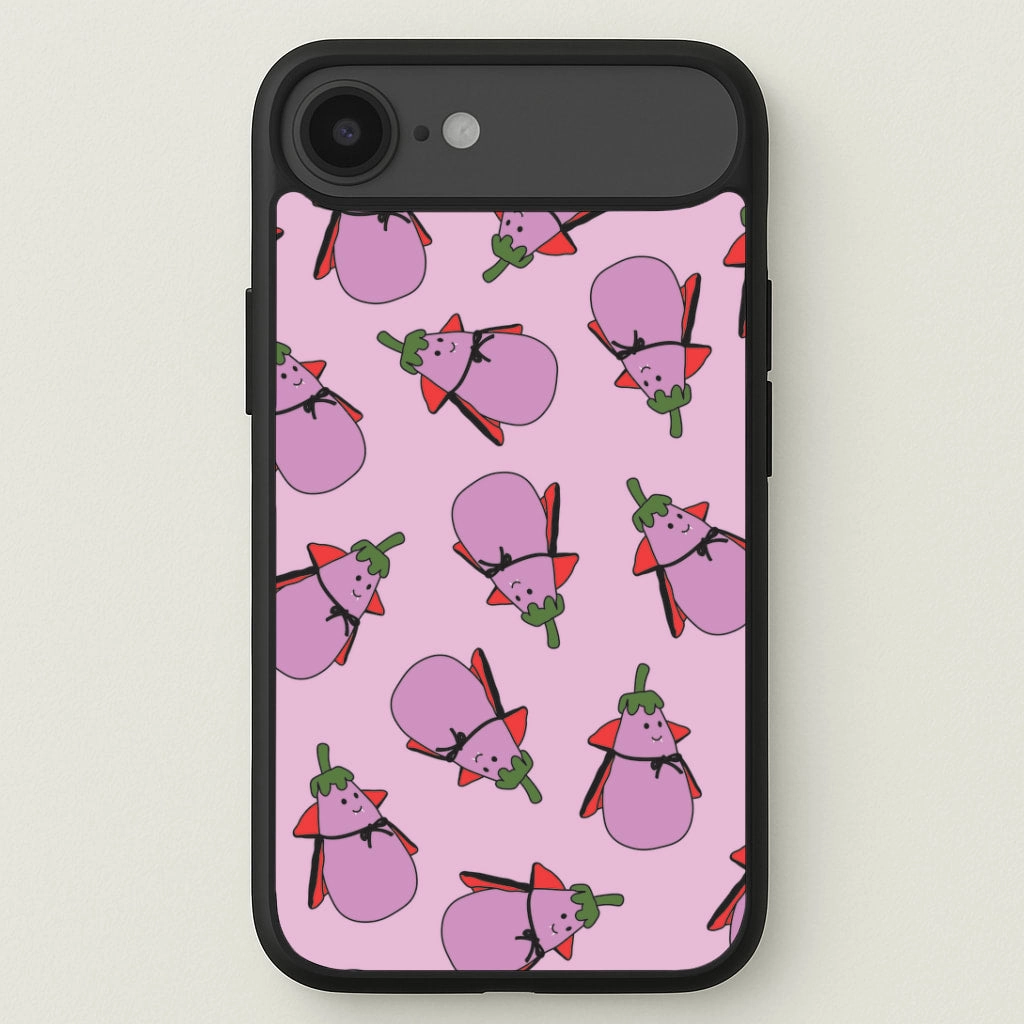 Light Structure Comfort Finish Layer Vampire Vegetable Pattern - Halloween Phone Case
