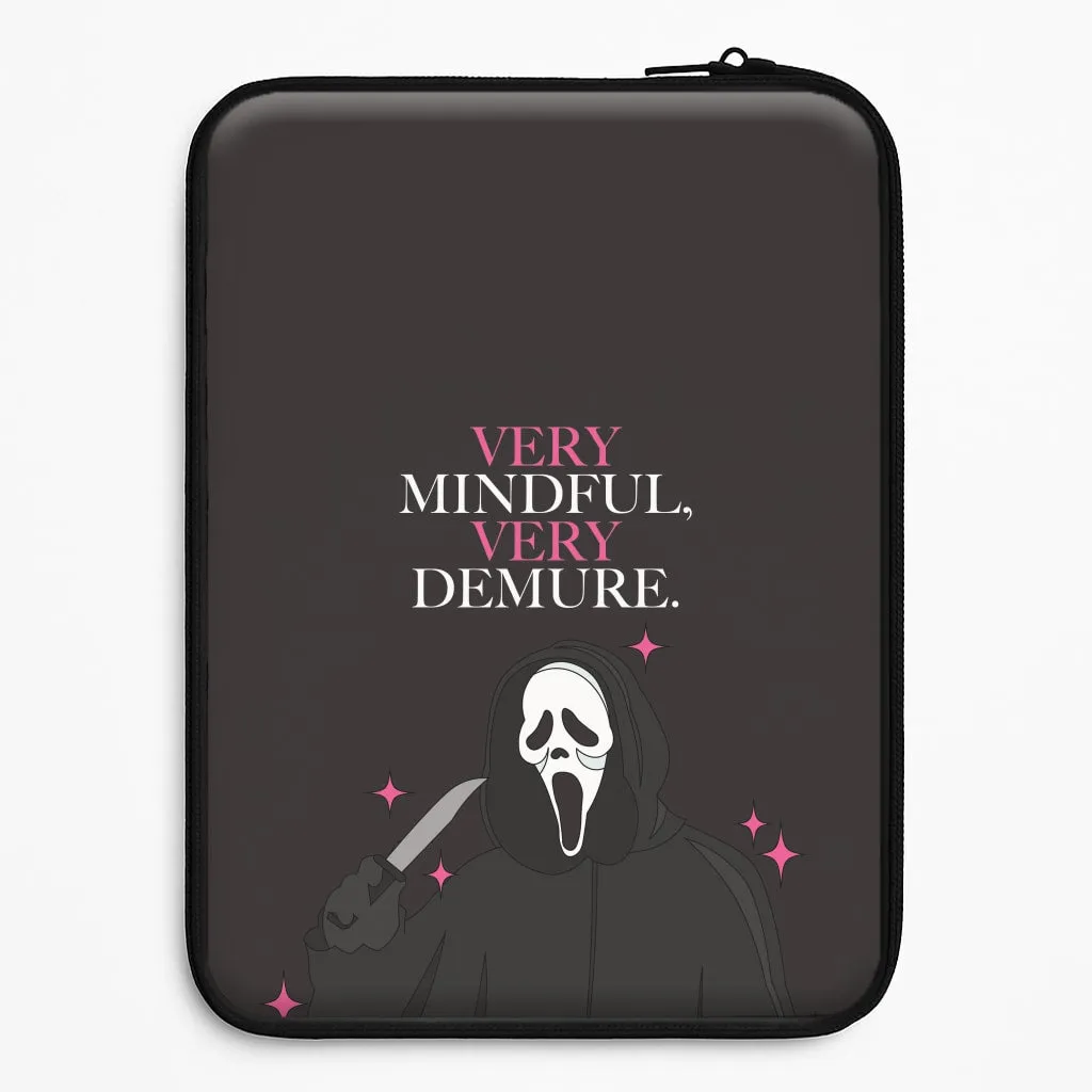 Very Mindful, Very Demure Laptop Sleeve Glossy Texture